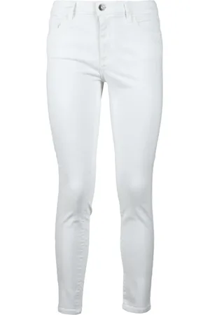 Armani Exchange Jeans, Dame, Hvid, W31, Bomuld, Smalle Jeans