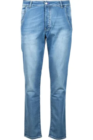 D.A. Daniele Alessandrini Jeans, Herre, Blå, W31, Bomuld, Jeans