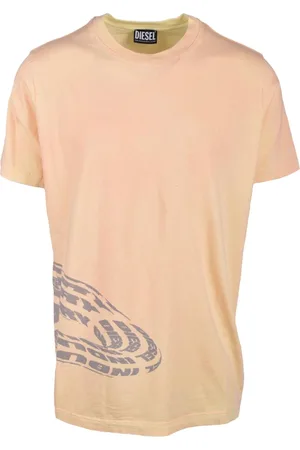 Diesel Top, Herre, Lyserød, M, Bomuld, Tshirt