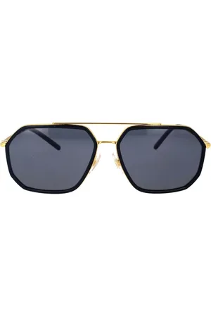 Dolce & Gabbana Tilbehør, unisex, Gul, 60 MM, Uld, Polariserede solbriller Dg2285 Stilfuldt model