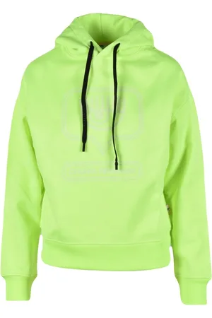 Chiara Ferragni Sweathshirts & Hoodies, Dame, Grøn, 2XS, Bomuld, Stilfuld Strikbluse Polyester Bomuldsblanding