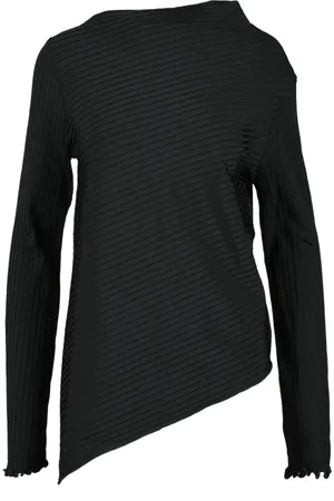 Rohe Strik, Dame, Sort, M, Uld, Elegant Viskose Blandet Strik Top