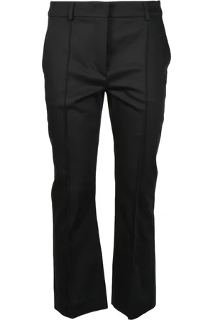 Sportmax Bukser, Dame, Sort, L, Bomuld, Bukser