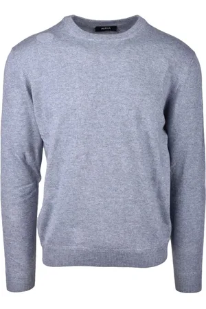 ALPHA STUDIO Strik, Herre, Blå, M, Uld, Maglia