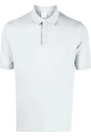 ELEVENTY Top, Herre, Blå, M, Bomuld, Polo Shirt