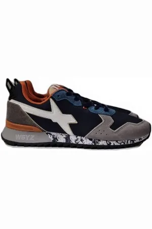 W6YZ Sko, Herre, Blå, 45 EU, Blå Herre Sneakers