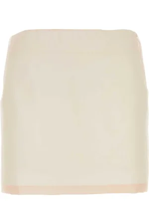 Sportmax Nederdel, Dame, Lyserød, 2XS, Silke Mini Nederdel