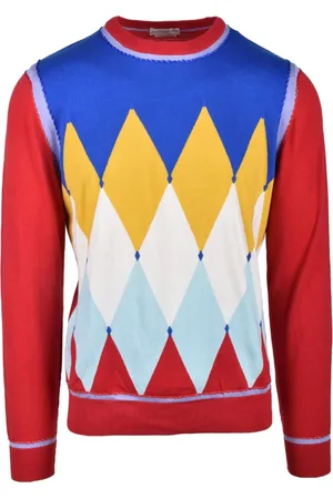 BALLANTYNE Strik, Herre, Flerfarvet, L, Bomuld, Maglia