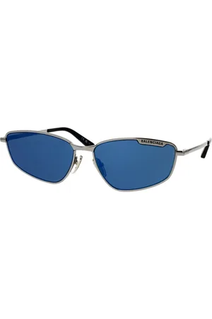 Balenciaga Tilbehør, unisex, Grå, 60 MM, Tyl, Ikoniske solbriller The Tag Style