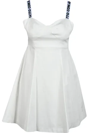 Giulia N Couture Kjole, Dame, Hvid, S, Bomuld, Dametøj