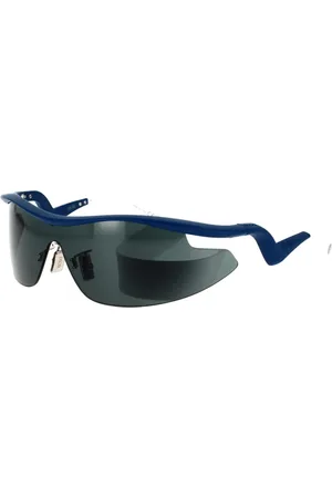 Dior Tilbehør, unisex, Blå, ONE SIZE, Sporty Mask Solbriller med Aftagelig Strop