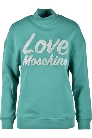 Moschino Sweathshirts & Hoodies, Dame, Grøn, 2XS, Bomuld, Maglia