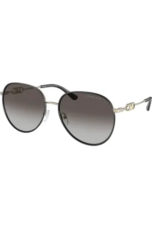 Michael Kors Tilbehør, unisex, Gul, 58 MM, Uld, Pilotstil Solbriller Empire