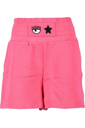 Chiara Ferragni Shorts, Dame, Lyserød, S, Bomuld, Lyserød Shorts til Kvinder