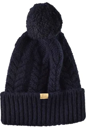 Woolrich Tilbehør, Herre, Blå, M, Uld, Hat