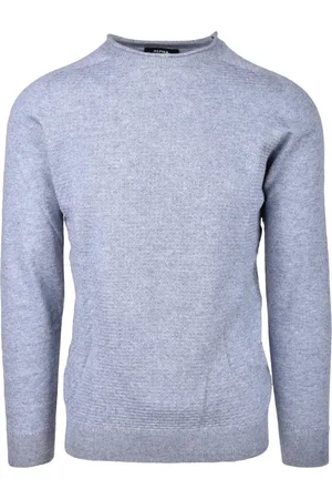ALPHA STUDIO Strik, Herre, Blå, M, Uld, Maglia