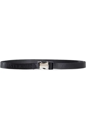 MASTERMIND Tilbehør, Herre, Sort, L, Sortweb Logo Jacquard Justerbar Bælte