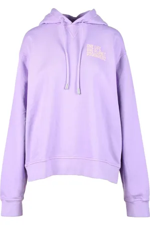 Dsquared2 Sweathshirts & Hoodies, Dame, Lilla, M, Bomuld, Maglia