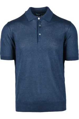 DRUMOHR Top, Herre, Blå, M, Bomuld, Maglia
