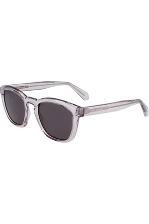 Salvatore Ferragamo Tilbehør, unisex, Grå, 50 MM, Uld, Stilfulde solbriller grå transparent stel