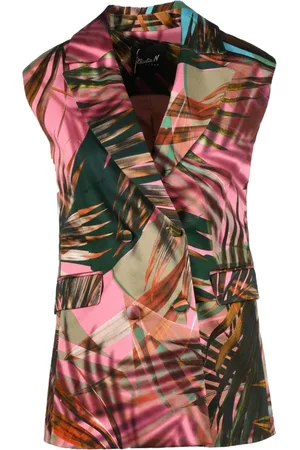 Giulia N Couture Jakke, Dame, Brun, XS, Bomuld, Vest
