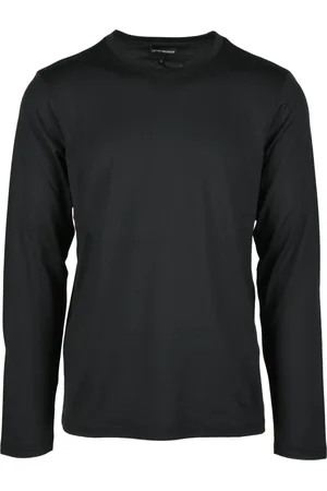Emporio Armani Top, Herre, Sort, XL, Bomuld, Tshirt