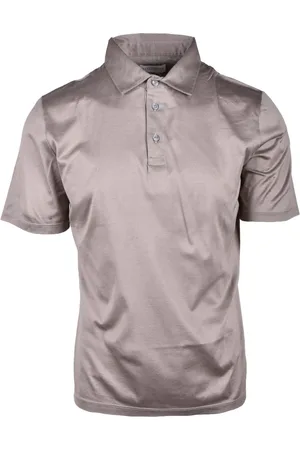 BALLANTYNE Top, Herre, Grå, XL, Bomuld, Polo