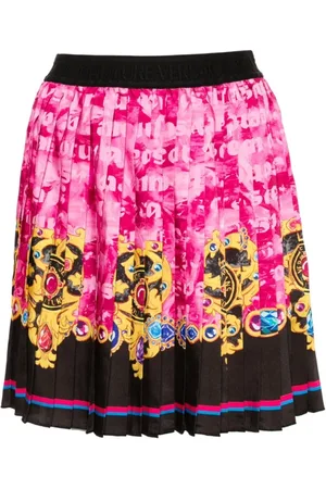 VERSACE Nederdel, Dame, Flerfarvet, S, Pink Heart Couture Nederdel