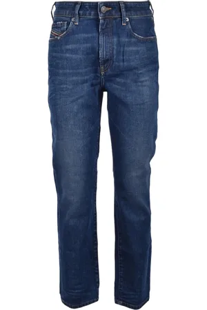 Diesel Jeans, Dame, Blå, W31, Bomuld, Slim-fit Jeans
