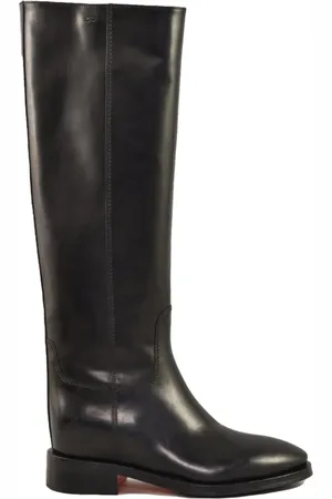 santoni Sko, Dame, Sort, 37 EU, Læder, Støvler