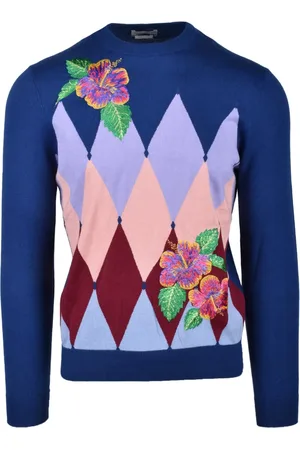 BALLANTYNE Strik, Herre, Flerfarvet, XL, Bomuld, Maglia