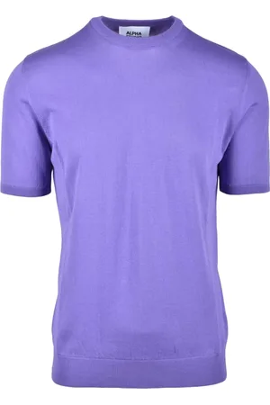 ALPHA STUDIO Strik, Herre, Lilla, XL, Bomuld, Maglia