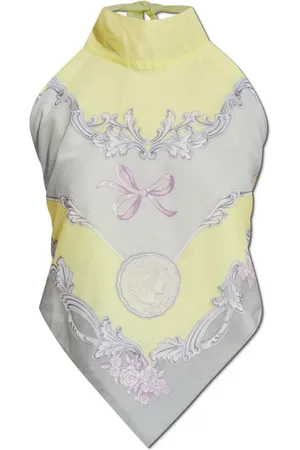 VERSACE Top, Dame, Flerfarvet, L/XL, Bomuld, Top med print