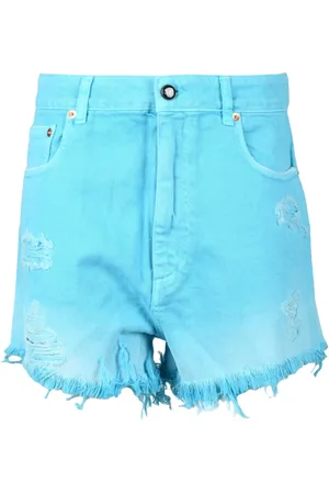 SEMICOUTURE Shorts, Dame, Blå, W26, Bomuld, Shorts