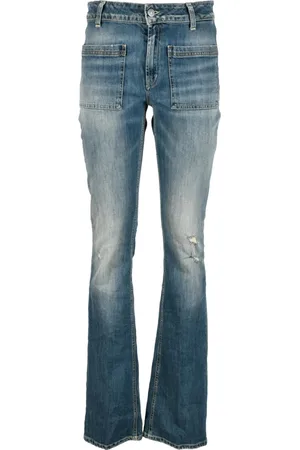 Dondup Jeans, Dame, Blå, W29, Bomuld, Newmolly Lynlås Jeans