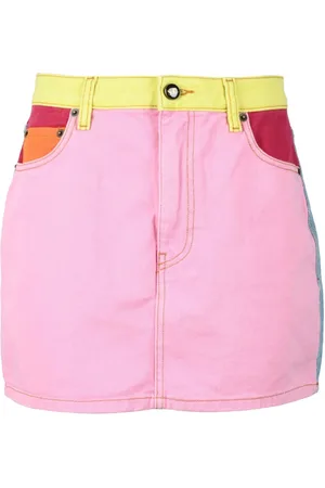SEMICOUTURE Nederdel, Dame, Flerfarvet, W30, Bomuld, Nederdel