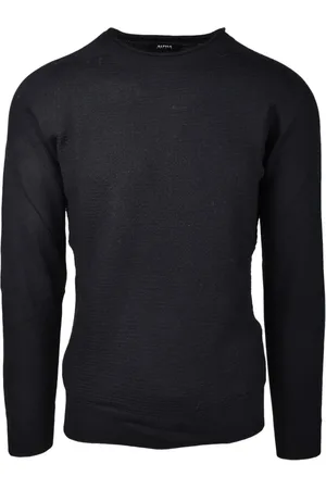 ALPHA STUDIO Strik, Herre, Sort, M, Uld, Maglia