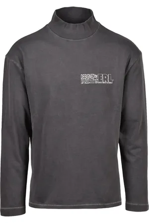 ERL Top, Herre, Grå, XL, Bomuld, Bomuld T-shirt