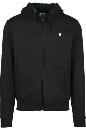 U.S. Polo Assn. Sweathshirts & Hoodies, Herre, Sort, L, Bomuld, Sweatshirts & Hoodies