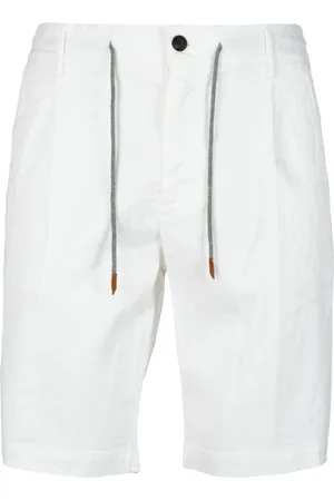 ELEVENTY Shorts, Herre, Hvid, W29, Bomuld, Bermuda