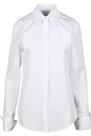 Sportmax Bluser & Skjorter, Dame, Hvid, 2XS, Bomuld, Bomuldsskjorte