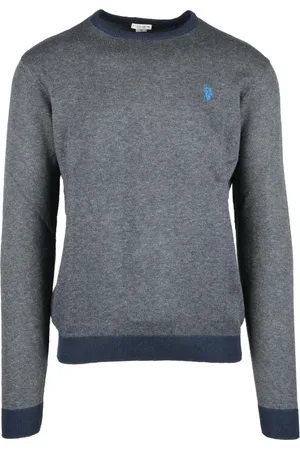 U.S. Polo Assn. Strik, Herre, Grå, S, Bomuld, Skjorte