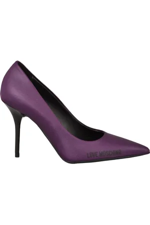 Moschino Sko, Dame, Lilla, 39 EU, Satin, Sko