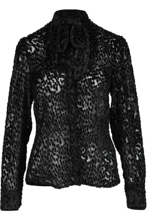 DRIES VAN NOTEN Strik, Dame, Sort, L, Skjorte