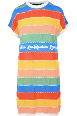 Moschino Kjole, Dame, Flerfarvet, S, Bomuld, Kvindedragt