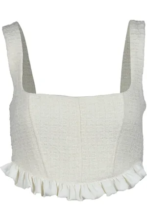 Pinko Top, Dame, Hvid, M, Bomuld, Top
