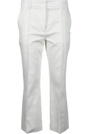 Sportmax Bukser, Dame, Hvid, 2XS, Bomuld, Bukser