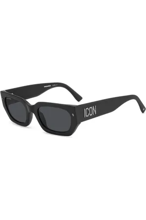 Dsquared2 Tilbehør, unisex, Sort, 53 MM, Ikoniske solbriller til kvinder
