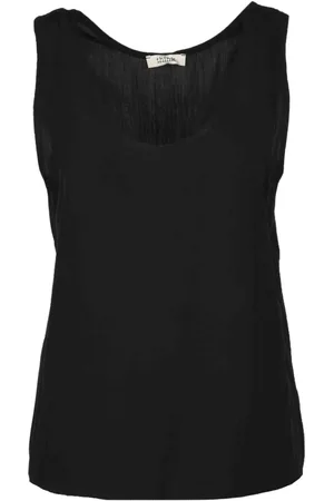 Think! Top, Dame, Sort, XS, Viskose Ærmeløs Top