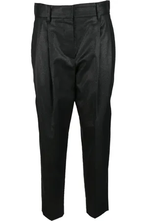 Brunello Cucinelli Bukser, Dame, Sort, S, Uld, Bukser